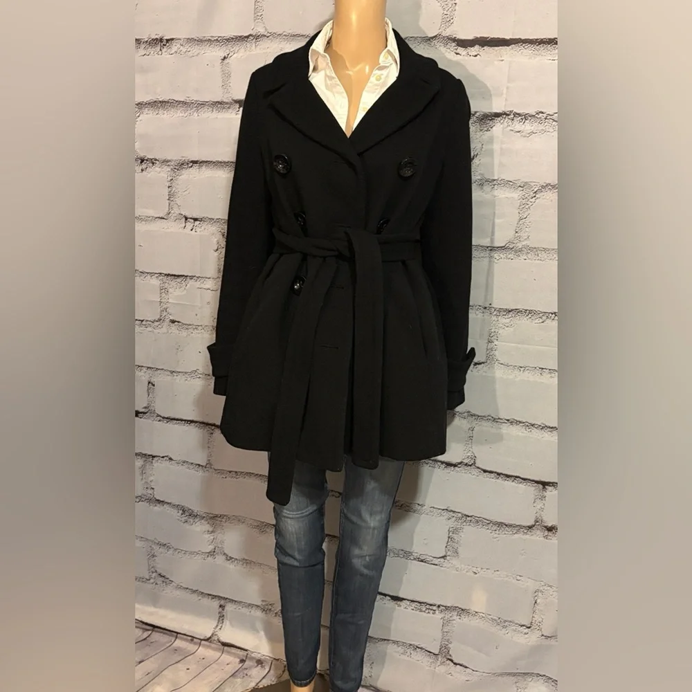 Vintage J. Crew Women’s Dark Navy Peacoat Size Small Medium - Picture 2 of 15